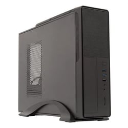 Caixa torre Unykach UK2010 ITX, MicroATX - Fonte de alimentação 450W incluída - Tamanho de disco suportado 3,5", 2,5" - USB-A 3.0/2.0 e áudio - Unykach 52084