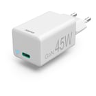 HAMA PD/QC USB-C MINI CHARGER, 45W, WHITE - 201653 - Hama 00201653