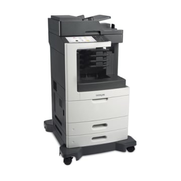 Lexmark MX810dme, Laser, Impressão a preto e branco, 1200 x 1200 DPI, Fotocopiadora a preto e branco, A4, Impressão directa - Lexmark 24T7853