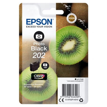 Tinteiro Epson 202 Preto Foto C13T02F14010 4,1ml - Epson C13T02F14010