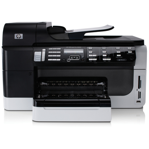 HP OfficeJet Pro 8500 - A909a, Jato de tinta térmico, Impressão a cores, 4800 x 1200 DPI, Cópia a cores, A4, Preto, Cinzento - HP CB022A