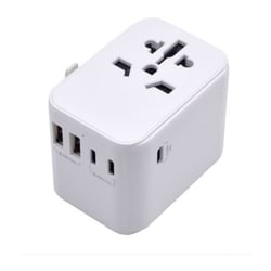 EWENT CARREGADOR KIT VIAGEM UNIVERSAL 2xUSB 3xUSB-C - Ewent EW1470