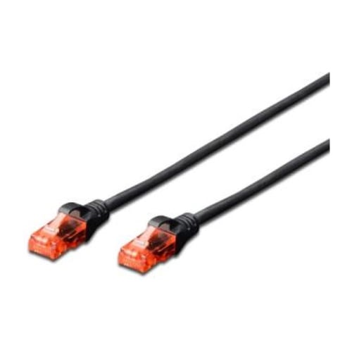 EWENT CHICOTE SLIM CAT6 UTP 1MT PRETO - Ewent IM1044