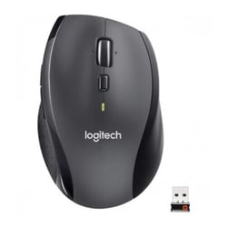 Logitech M705 Marathon Rato sem fios USB 1000dpi - 6 botões - Mão direita - Preto/Cinza escuro - Logitech 910-006034