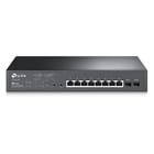 TP-Link Omada Switch Smart Gigabit JetStream - 8 portas PoE+ - 2 ranhuras SFP - Montagem em bastidor - TP-Link TL-SG2210MP