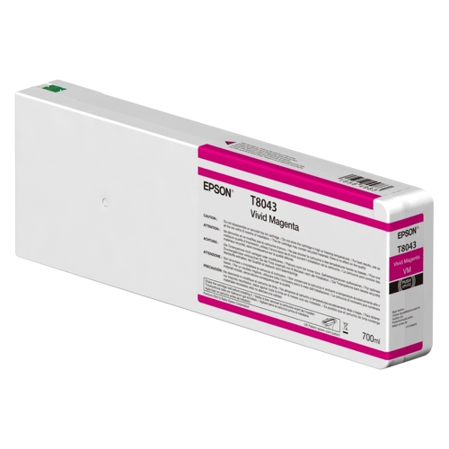 Cartucho de tinta original Epson T8043 Vivid Magenta - C13T804300 - Epson C13T804300