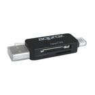 Adaptador de cartões SD/Micro SD para USB/Micro USB OTG - Aprox. APPC33