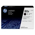 HP Conjunto Duplo de Toner LaserJet Original 80X Preto de elevado rendimento - CF280XD