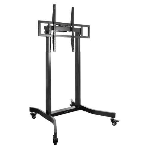 Suporte de chão Tooq com rodas eléctricas "Lux" 55-100" - Preto - Tooq 231892