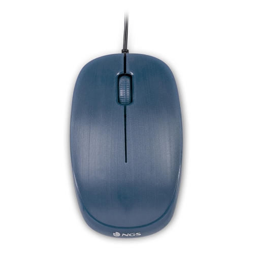 Rato USB NGS Flame 1000dpi - 3 botões - Utilização ambidestra - Azul - NGS FLAMEBLUE
