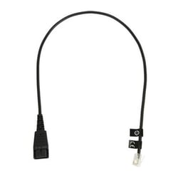 JABRA CABO DE AURICULAR RJ-10 MACHO PARA QUICK DISCONNECT #BLACK - Jabra 8800-00-01