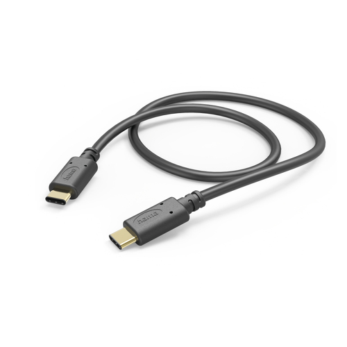 Cabo HAMA 3A, USB Type-C - USB Type-C, 1.5 m, preto - 201591 - Hama 00201591