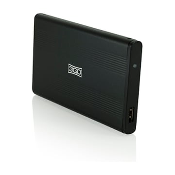 Mala 3Go para HD externo 2,5" SATA-USB - Preto - 3Go HDD25BK12