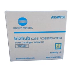 Cartucho de Toner Original Amarelo Konica Minolta TNP49 - TNP49Y/A95W250 - Konica Minolta A95W250