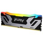 KINGSTON MEM 24GB 8400MT/s DDR5 CL40 CUDIMM FURY RENEGADE RGB SILVER XMP - Kingston KF584CU40RSA-24