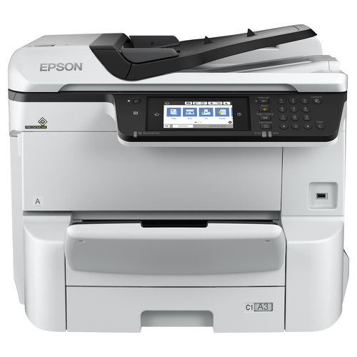 Epson WorkForce Pro WF-C8690DWF, Jato de tinta, Impressão a cores, 4800 x 1200 DPI, A3+, Impressão directa, Preto, Cinzento - Epson C11CG68401PB