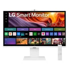 LG SMART MONITOR IPS 32" (31.5) UHD 4K HDMI USB-C COLUNAS WEBCAM HAS PIVOT - LG 32U850SA-W