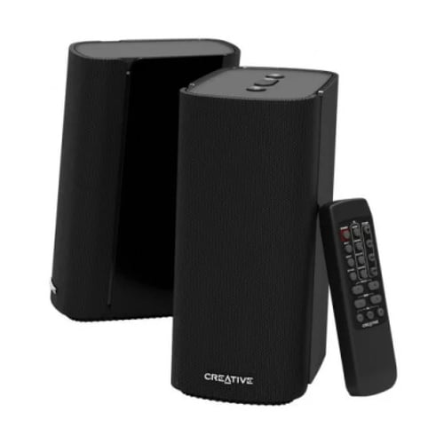CREATIVE COLUNAS T100 BLUETOOTH OPTICAL INPUT 2.0 BLACK - Creative 51MF1690AA000