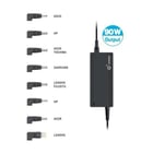 Carregador automático universal Cromad 90W - 8 pontas - Tensão 19-20V - Seletor automático de tensão - Proteção contra sobrecarga, curto-circuito e sobretensão - Cromad 167711