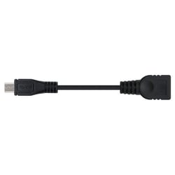 Nanocabo Micro USB 2.0 OTG macho para USB-A fêmea 15 cm - Nanocable 10.01.3500