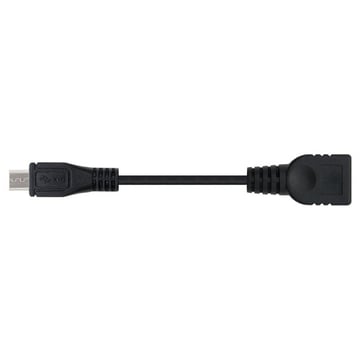Nanocabo Micro USB 2.0 OTG macho para USB-A fêmea 15 cm - Nanocable 10.01.3500