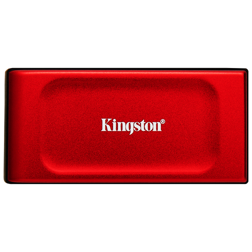 KINGSTON SSD 2TB XS1000 USB 3.2 GEN2 POCKET SIZE FILE BACK UP EXTERNAL RED - Kingston SXS1000R/2000G