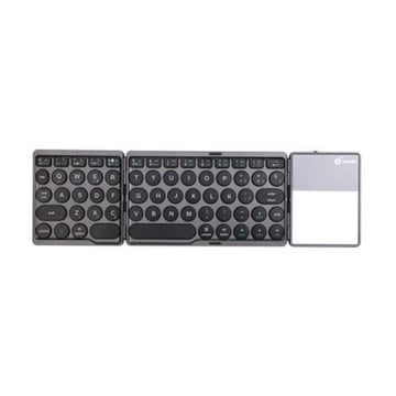Mini teclado Cromad Bluetooth 3.0 com touchpad - 64 teclas - Design fino - Cromad CR1081