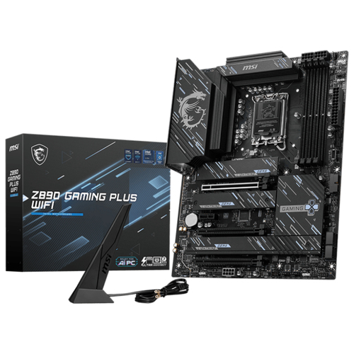 MSI Z890 GAMING PLUS WIFI LGA1851 MB 4XDDR5 4XM.2 - MSI 911-7E34-002