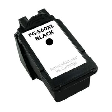 Cartucho de tinta preto remanufaturado Canon PG560XL - Substitui 3712C001&#47;3713C001 - Canon CI-PG560XL
