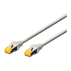 DIGITUS CHICOTE CAT6A S/FTP LSZH 1MT CINZA - DIGITUS DK-1644-A-010