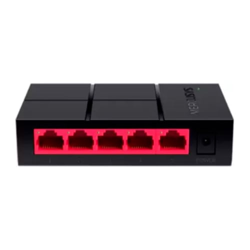 Mercusys Switch de secretária Gigabit de 5 portas com 4 portas PoE+ - Mercusys MS105GP