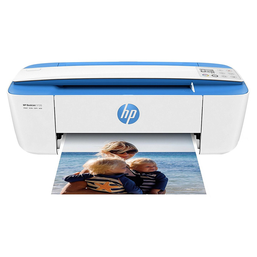 HP DeskJet 3720, Jato de tinta térmico, Impressão a cores, 4800 x 1200 DPI, A4, Impressão directa, Azul, Branco - HP J9V93B