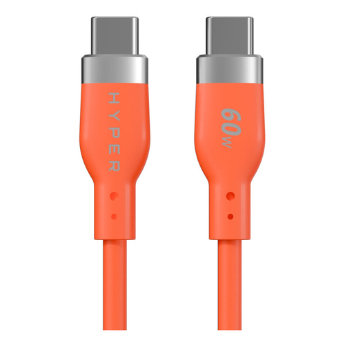 Targus Cabo de carregamento HyperJuice Flex USB-C em silicone - Targus HJ4011OGGL