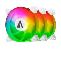 Abysm Gaming Arclight Pack de 3 ventoinhas de 120mm com iluminação ARGB - Velocidade máxima. 1500rpm - Inclui controlador e controlo remoto - Abysm AB831105