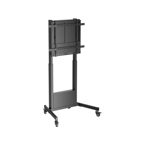 Suporte de chão contrapesado Aisens com rodízio para monitor/TV 60?-100? - Aço resistente - Ajuste de altura sem esforço - Carga máxima 90Kg - Cor preta - Aisens 284982