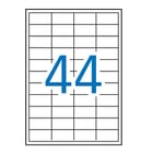 Etiquetas brancas permanentes Apli 48,5 x 25,4 mm - 100 folhas - APLI 166731