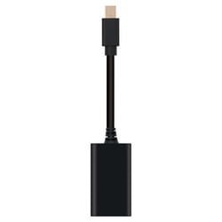 Conversor Mini DP para HDMI Nanocable - mDP/M-HDMI A/H - 15cm - Preto - Nanocable 10.16.0102