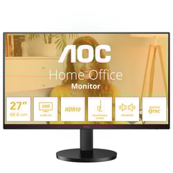 AOC MONITOR IPS 27" 16:9 4K UHD HDMI DP COLUNAS HAS U27B3AF - AOC U27B3AF