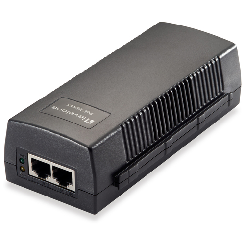 Gigabit PoE Injector, 802.3at/af PoE, 30W - LevelOne POI-3010