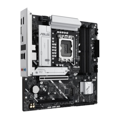 Placa-mãe Asus Prime B860M-A-CSM LGA 1851 - 4x DDR5, M2, 4x Sata III, PCIe 4.0, USB 2.0, 3.2, USB-C, RJ-45, HDMI, DisplayPort - Formato MicroATX - Asus PRIME B860M-A-CSM