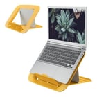 Leitz Ergo Cosy Adjustable Notebook Stand - Design ergonómico - Altura ajustável - Amarelo quente - Leitz 222277