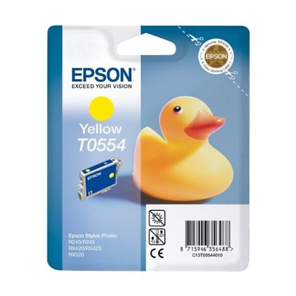 Tinteiro Epson T0554 Amarelo C13T05544020 8ml - Epson C13T05544020
