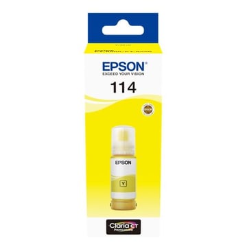 Frasco de tinta pigmentada original amarelo Epson 114 - C13T07B440 - Epson C13T07B440
