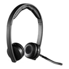 Logitech H820E Auscultadores sem fios com microfone - 10 horas de autonomia da bateria - Banda para a cabeça ajustável - Controlos para os ouvidos - Preto - Logitech 981-000517