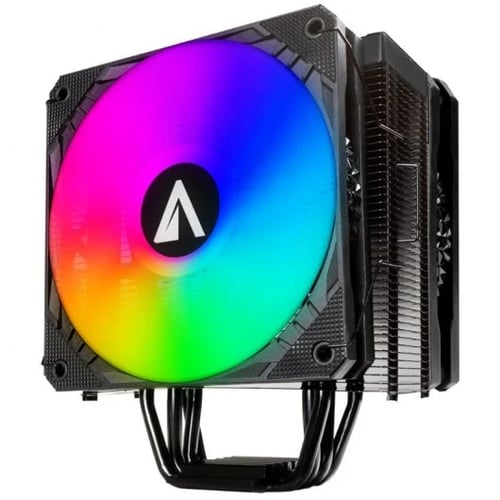 Abysm Gaming Snow IV ARGB 120mm CPU cooler com dissipador de calor 4 Heatpipes - Iluminação ARGB - Velocidade máxima 1600rpm - Cor Preto - Abysm AB832407