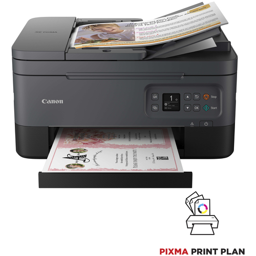 Canon PIXMA TS7450i, Jato de tinta, Impressão a cores, 4800 x 1200 DPI, Cópia a cores, A4, Preto - Canon 5449C006