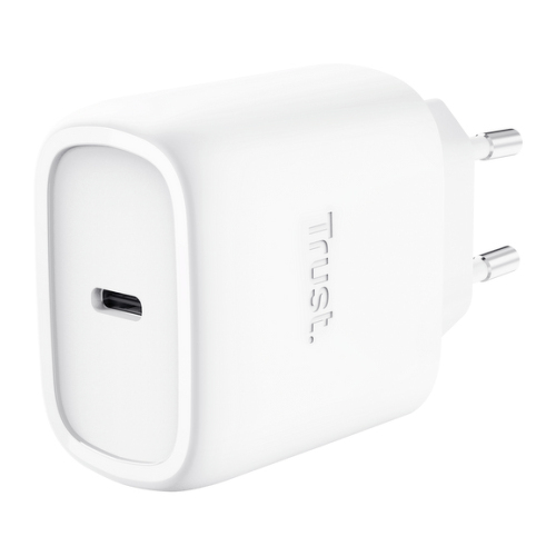 Trust Carregador Maxo GAN USB-C de 45 W, branco - Trust 25522