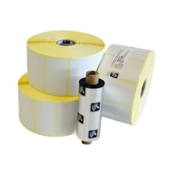 Etiquetas 032x25x25mm 2000T Papel MatePremium ZEBRA 12 Rolos - Zebra ZEB800271-105