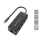 CONCEPTRONIC DOCK USB-C DUAL DISPLAY2xHDMI 3xUSB3.0 1xRJ45 1xUSB-C 1xCR PD100W - Conceptronic 110518107101