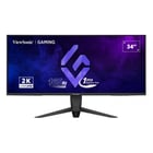 Monitor Viewsonic 34" VX3480-2K-PRO QHD - 165Hz - 1ms de resposta - Monitor plano - 21:9 - 2 HDMI - DisplayPort - Altura ajustável - Cor preta - ViewSonic VX3480-2K-PRO